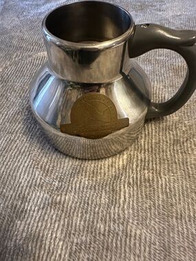 Vintage 1989 Eddie Bauer Bergachrund stainless steel travel mug